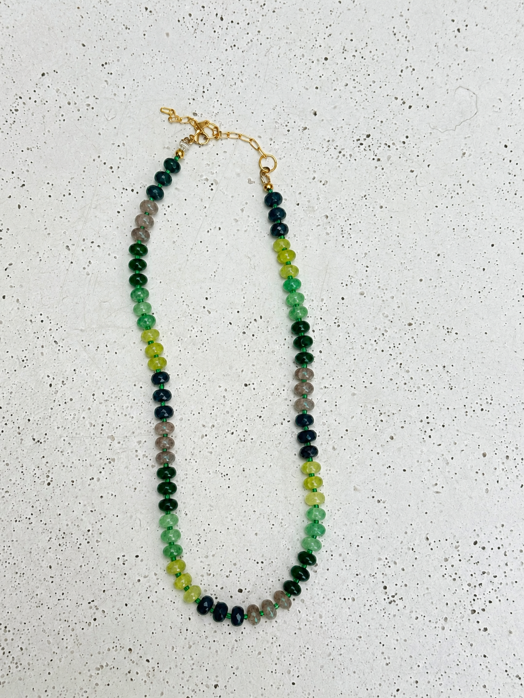 EMERALD GARDEN PARTY CANDY NECKLACE