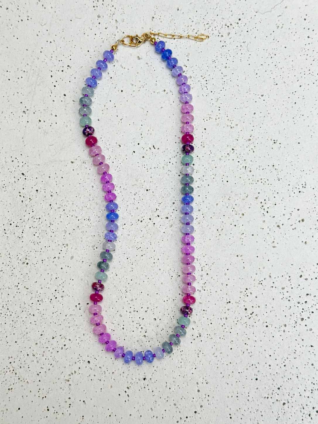 LAVENDER BERRY CANDY NECKLACE