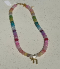 RAINBOW MULTI CANDY CHAI HEART CHARM