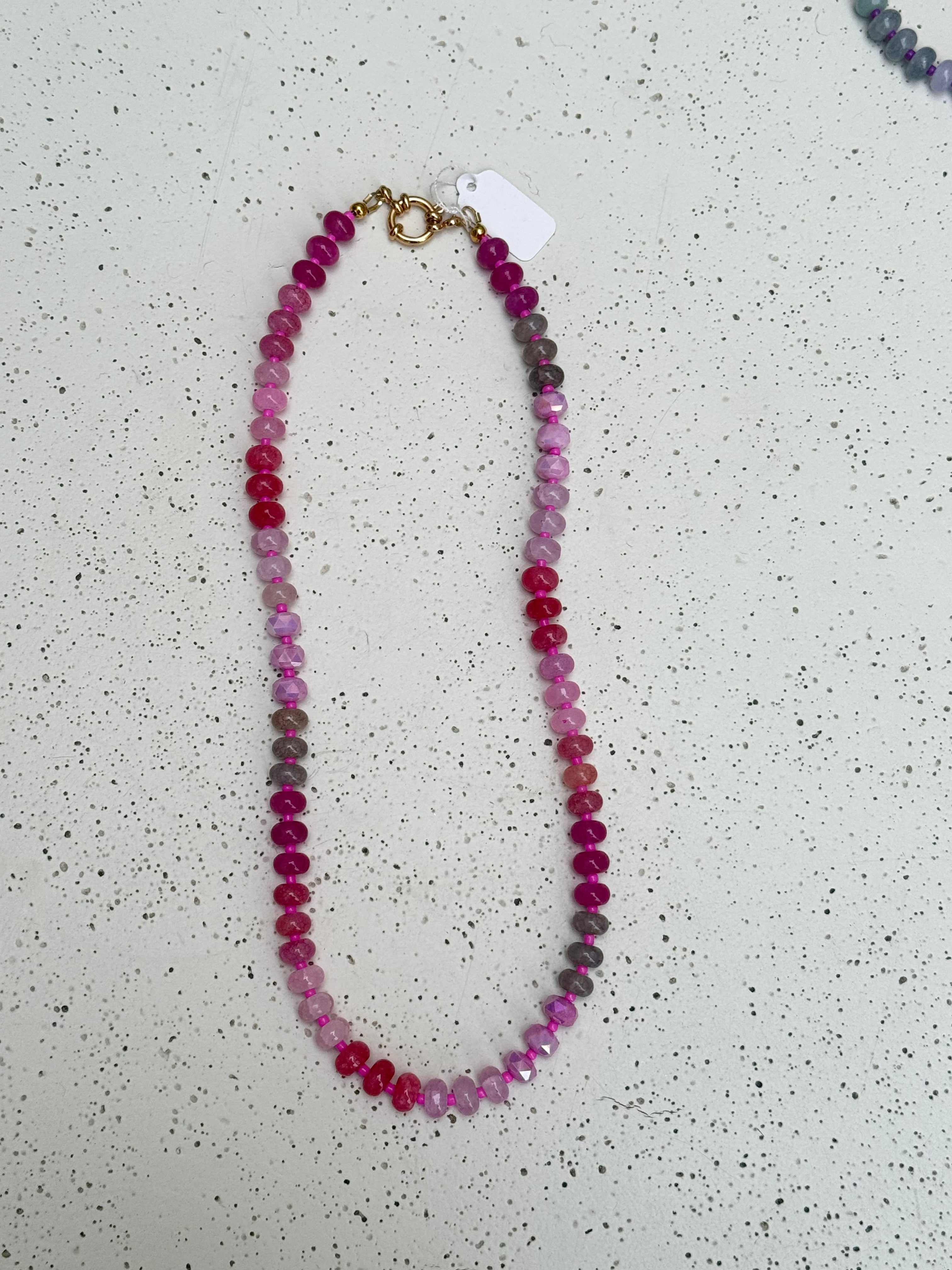 PINK CRUSH CANDY NECKLACE