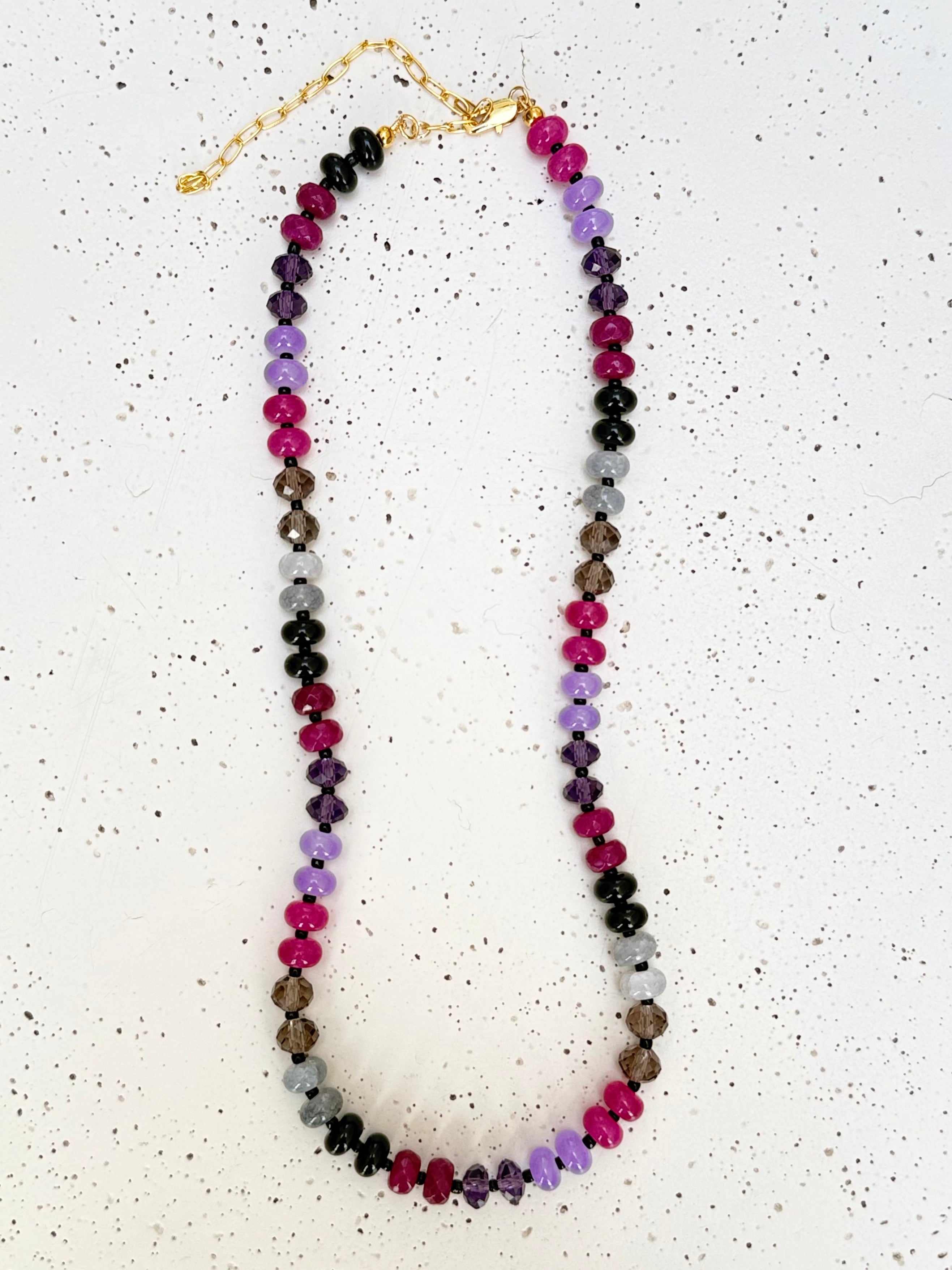 BLACK RASPBERRY CANDY NECKLACE