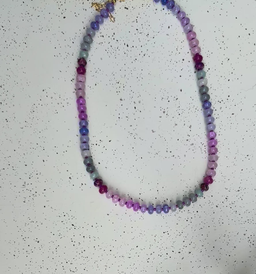 LAVENDER BERRY CANDY NECKLACE