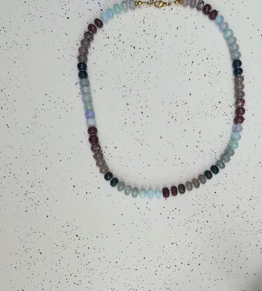 BLUEBERRY MIST CANDY NECKLACE