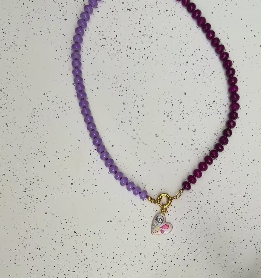 LAVENDER LOVE NECKLACE